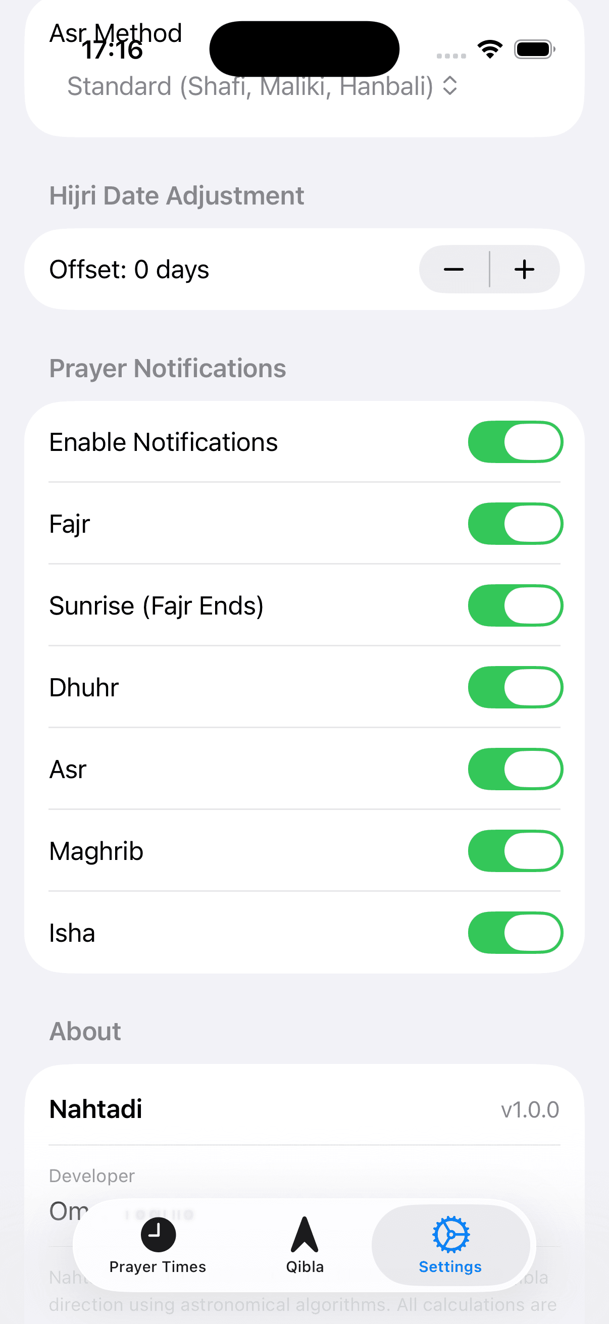 Prayer Notifications